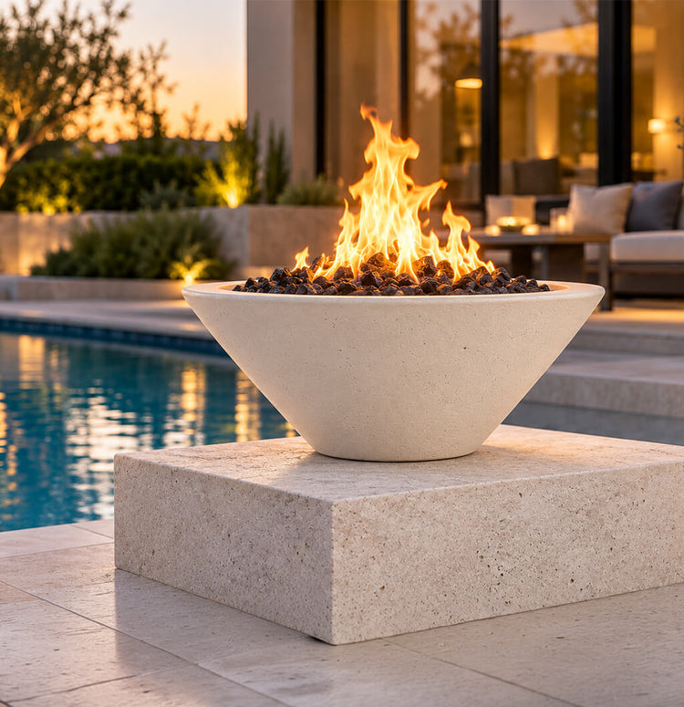 Round Fire Bowls