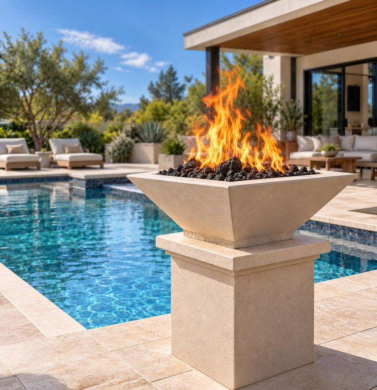 Square Fire Bowls