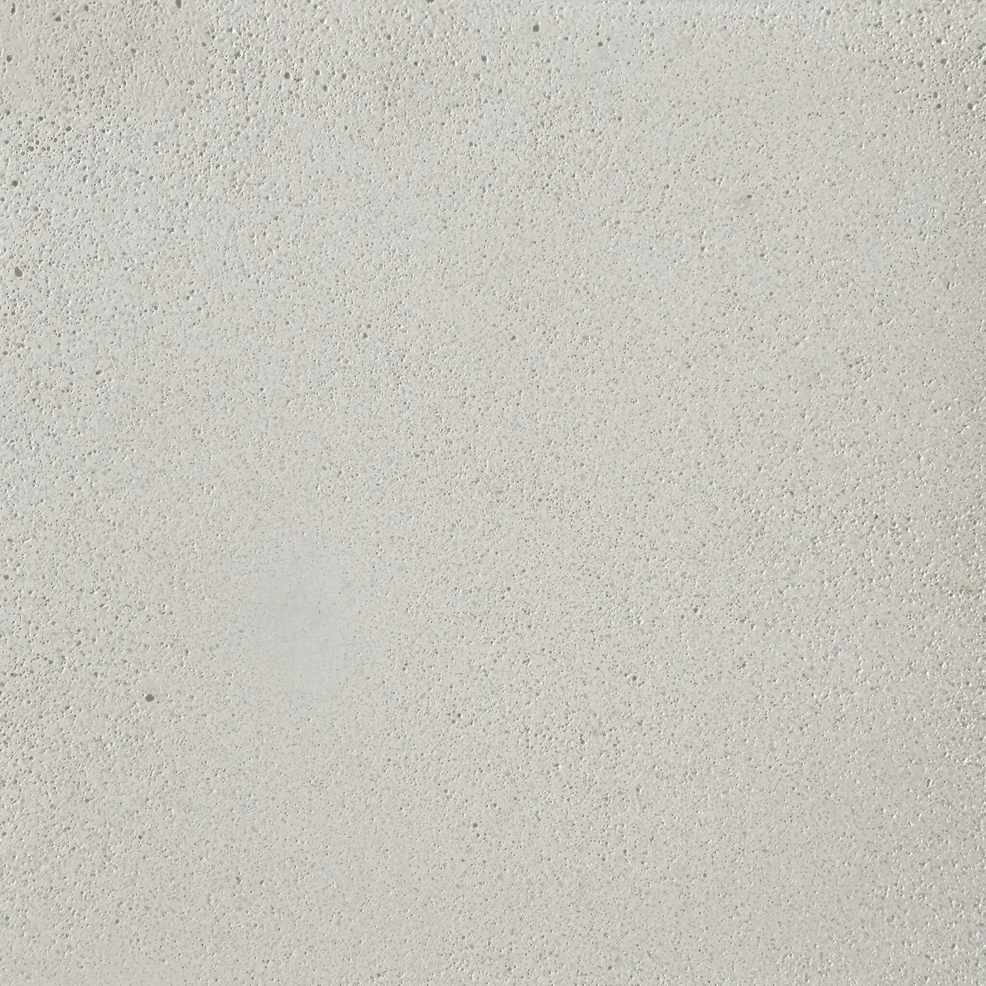 Close-up view of Flame Havens Concrete GFRC Glass Fiber Reinforced Concrete Swatch White V4 finish featuring a clean ivory-white concrete texture with subtle pores, fine aggregate detail, and a smooth matte surface. The GFRC finish is designed for contemporary outdoor fire pits, modern patio fire tables, and durable all-weather concrete fire feature installations.