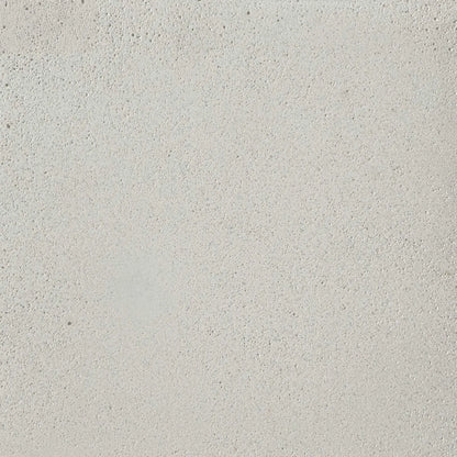 Close-up view of Flame Havens Concrete GFRC Glass Fiber Reinforced Concrete Swatch White V4 finish featuring a clean ivory-white concrete texture with subtle pores, fine aggregate detail, and a smooth matte surface. The GFRC finish is designed for contemporary outdoor fire pits, modern patio fire tables, and durable all-weather concrete fire feature installations.