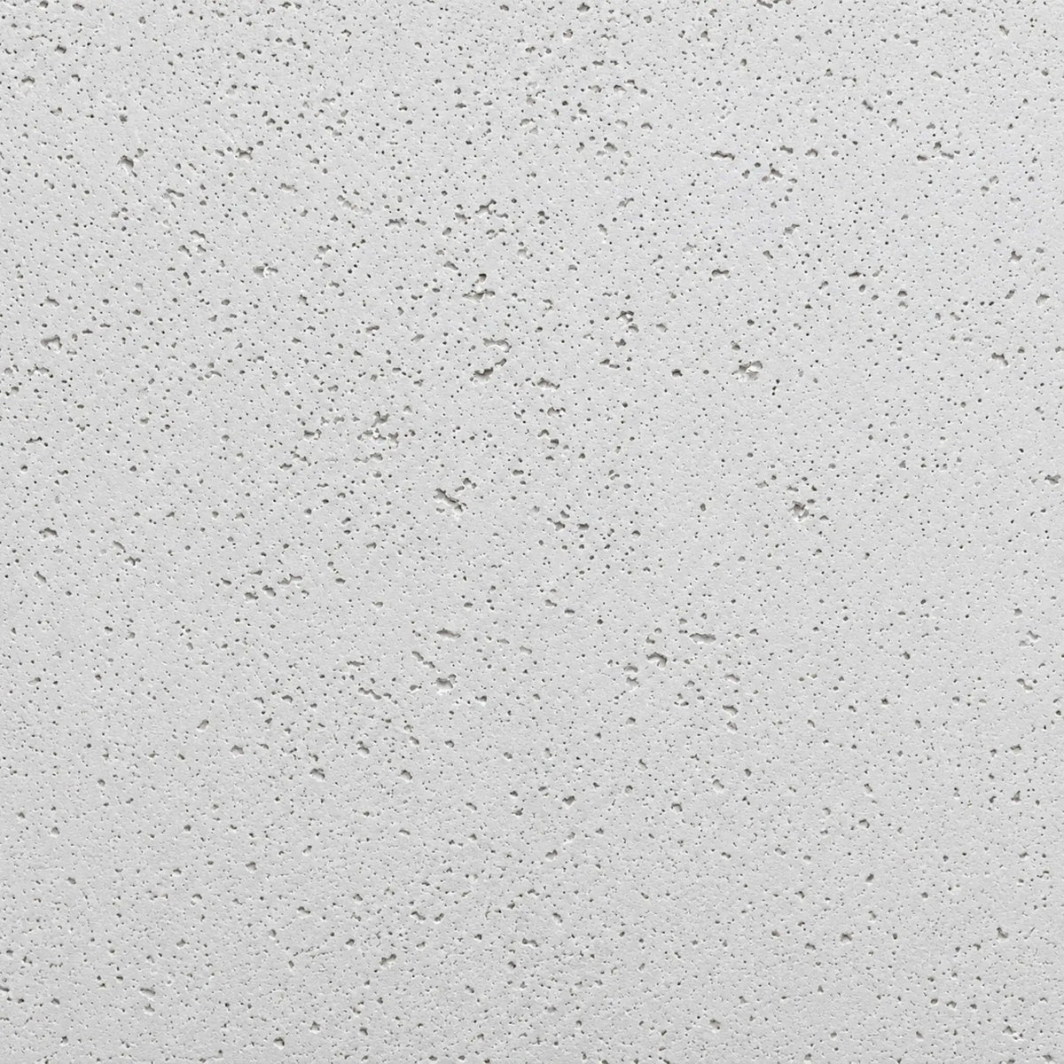 HPC Fire Hearth Products Dekko GFRC Concrete Fire Pit Ash finish swatch featuring a light ash-gray concrete texture with subtle surface variations and fine pinhole detailing. This close-up material sample highlights the modern architectural appearance of the Ash GFRC concrete finish used on Dekko outdoor fire pits, fire tables, and decorative fire feature surrounds.